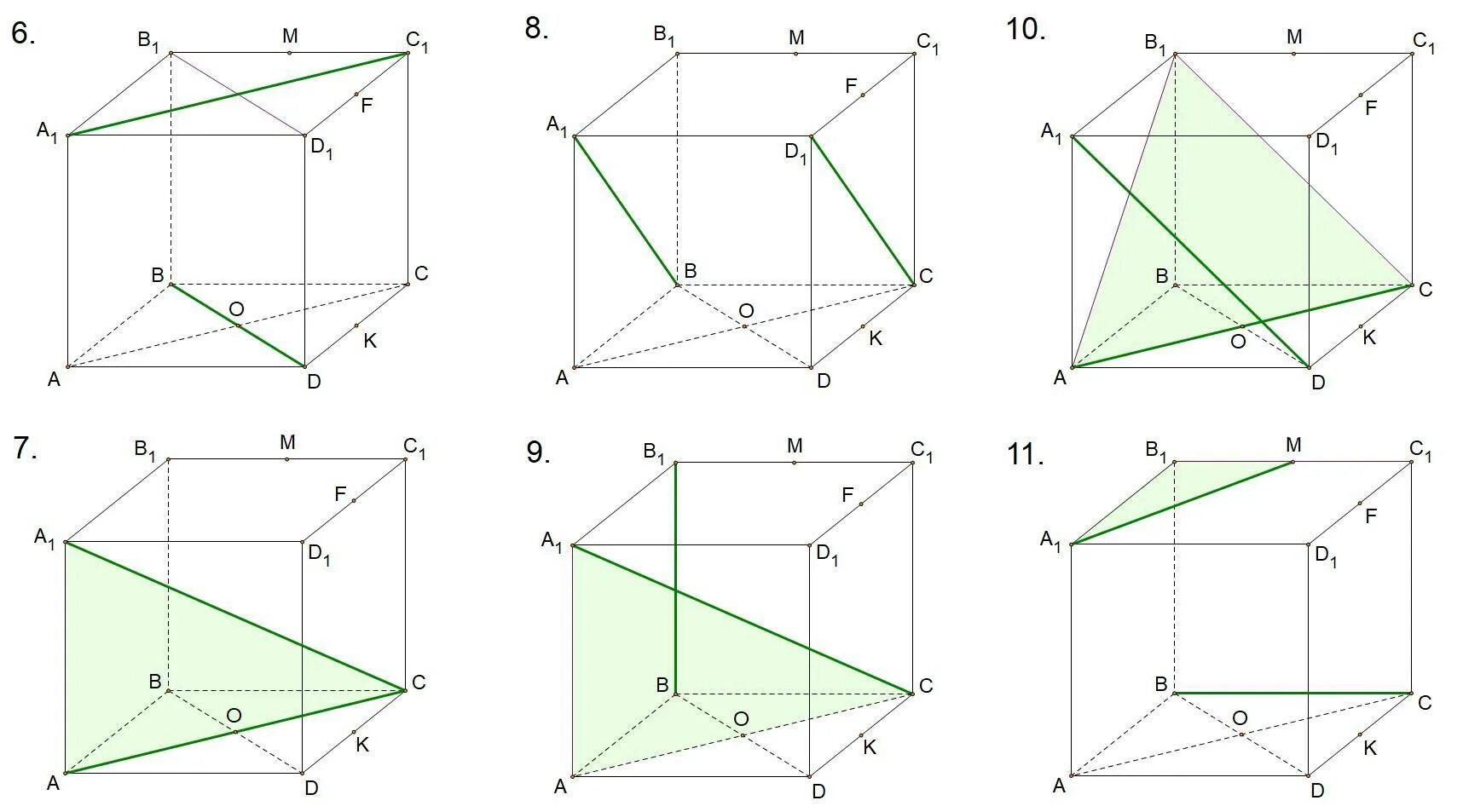 Параллельные грани куба. Куб abcda1b1c1d1. В Кубе abcda1b1c1d1. Куб с точками abcda1b1c1d1. Пересечение прямые в Кубе.