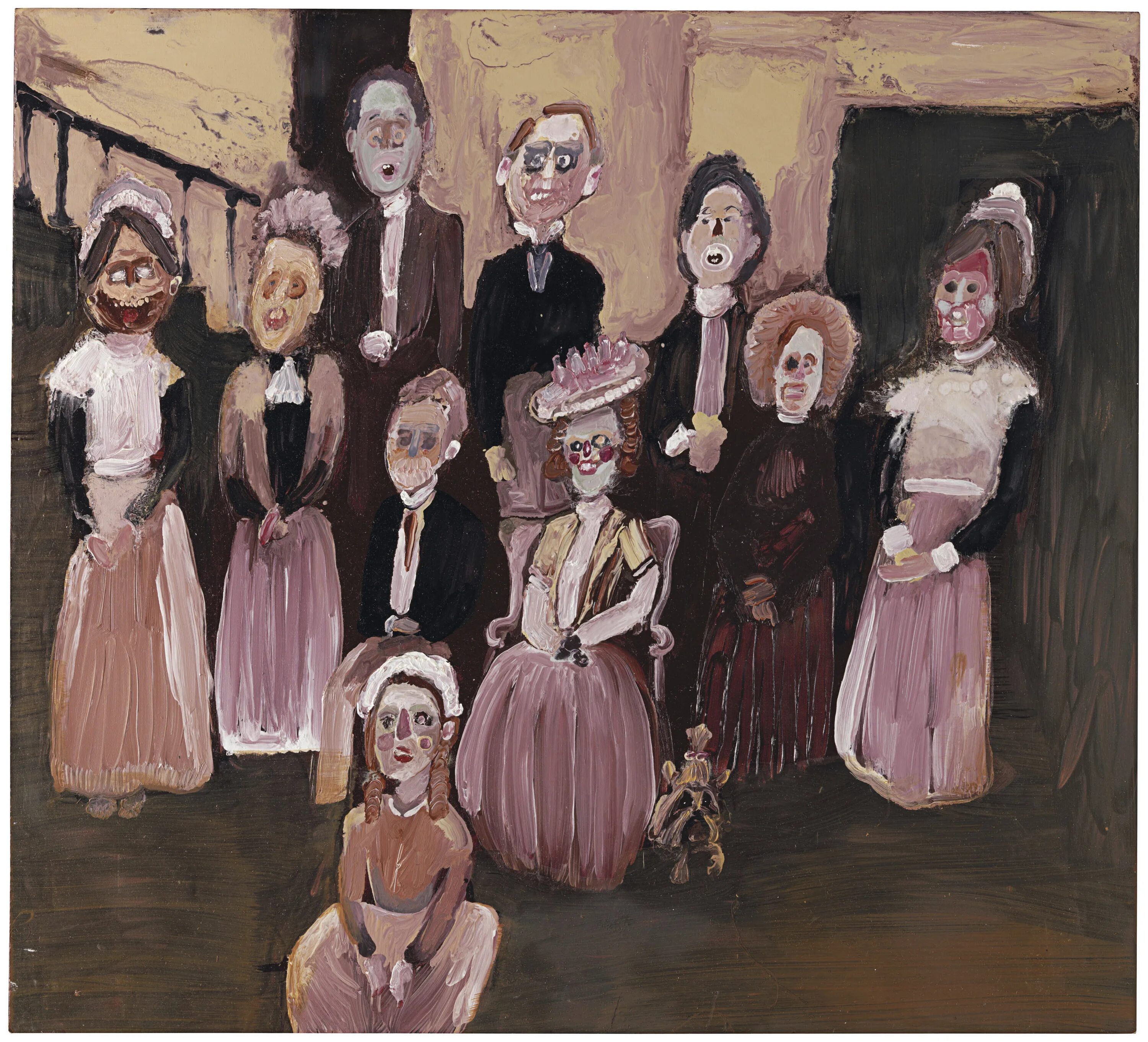 Genieve Figgis. Genieve Figgis (born 1972 ) — ирландская художница.. Genieve Figgis картины. Коллективный портрет. Irish b b