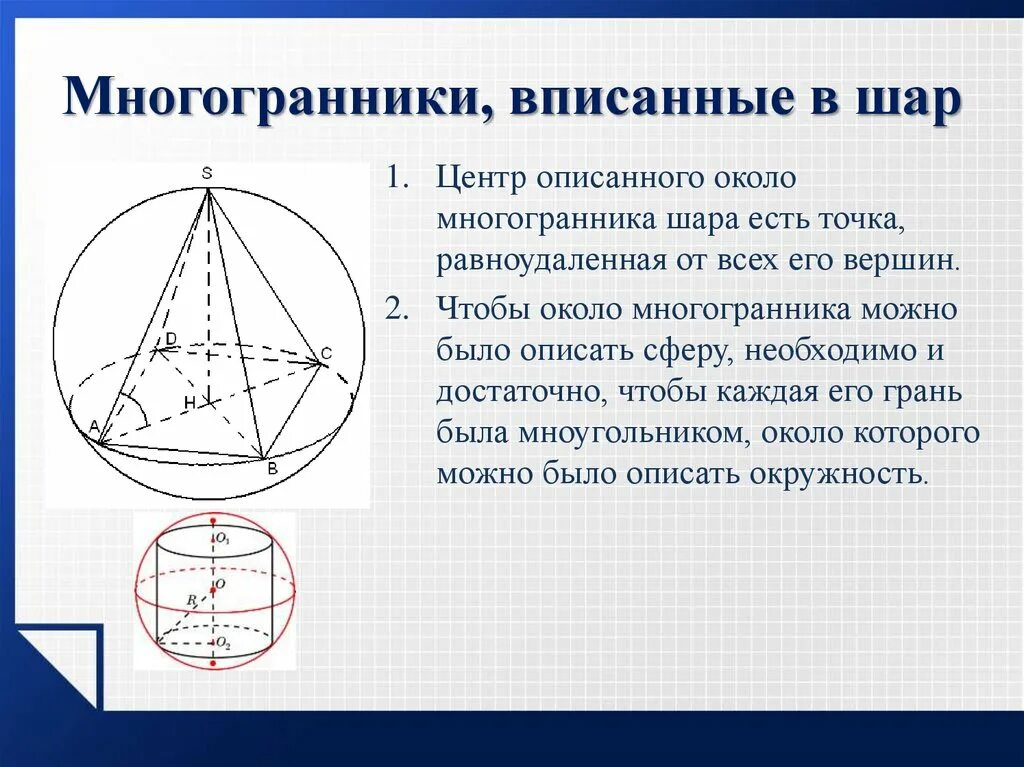 Шар вписан в круг. Тетраэдр вписанный в сферу. Сфера описанная вокруг пирамиды. Правильная пирамида вписанная в сферу. Центр описанной около пирамиды окружности.