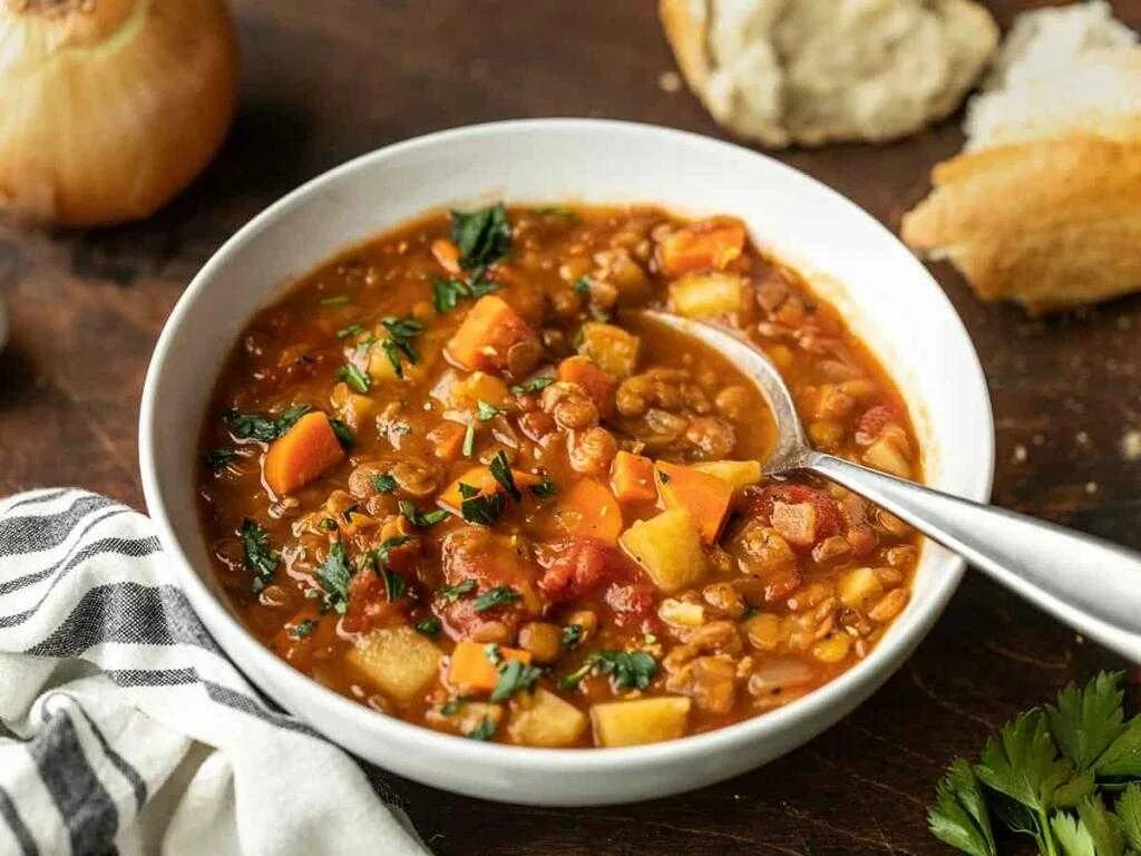 Суп из чечевицы рецепт с мясом свинины. Чечевичная похлебка. башкирский чечевичный суп. чечевицкий суп. грузинский чечевичный суп.