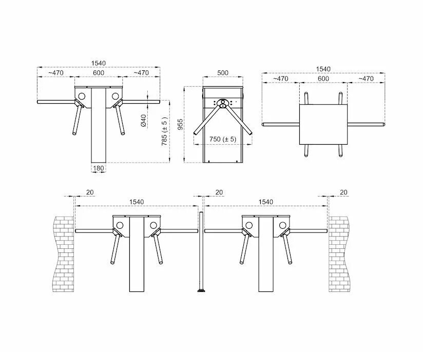 Турникет двухпроходной тумбовый. Турникет блокпост рсп 1200. Турникет ширина прохода 800. Турникет трипод ширина прохода 1000. Турникет распашной рсп 1200.