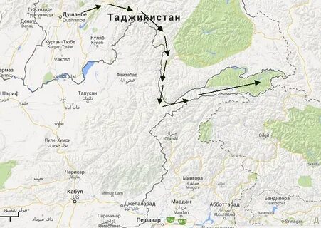 Кишлак на карте