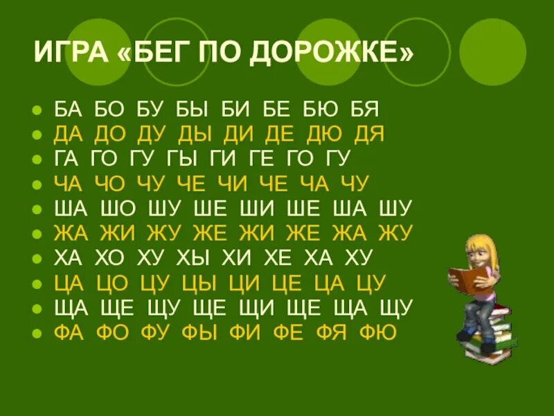 Слоговая разминка. Слоговая разминка на чтении. Речевая разминка для дошкольников. Слоговые горки для чтения.