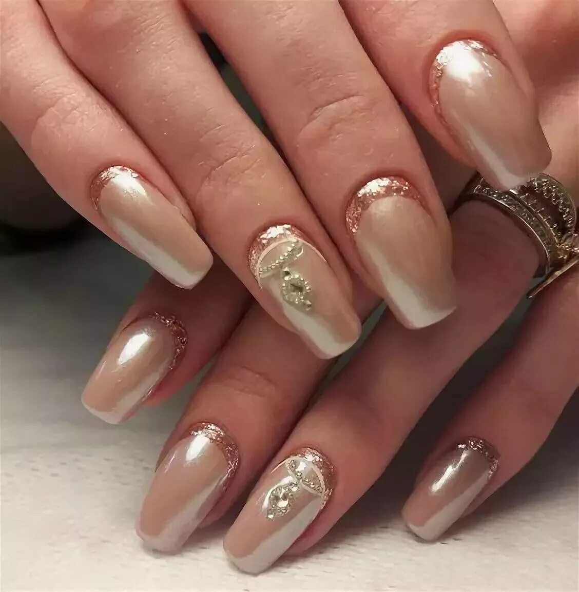 Design Options with Pearl Lacquer 2023 Маникюр 2023 Дизайн ногтей VK