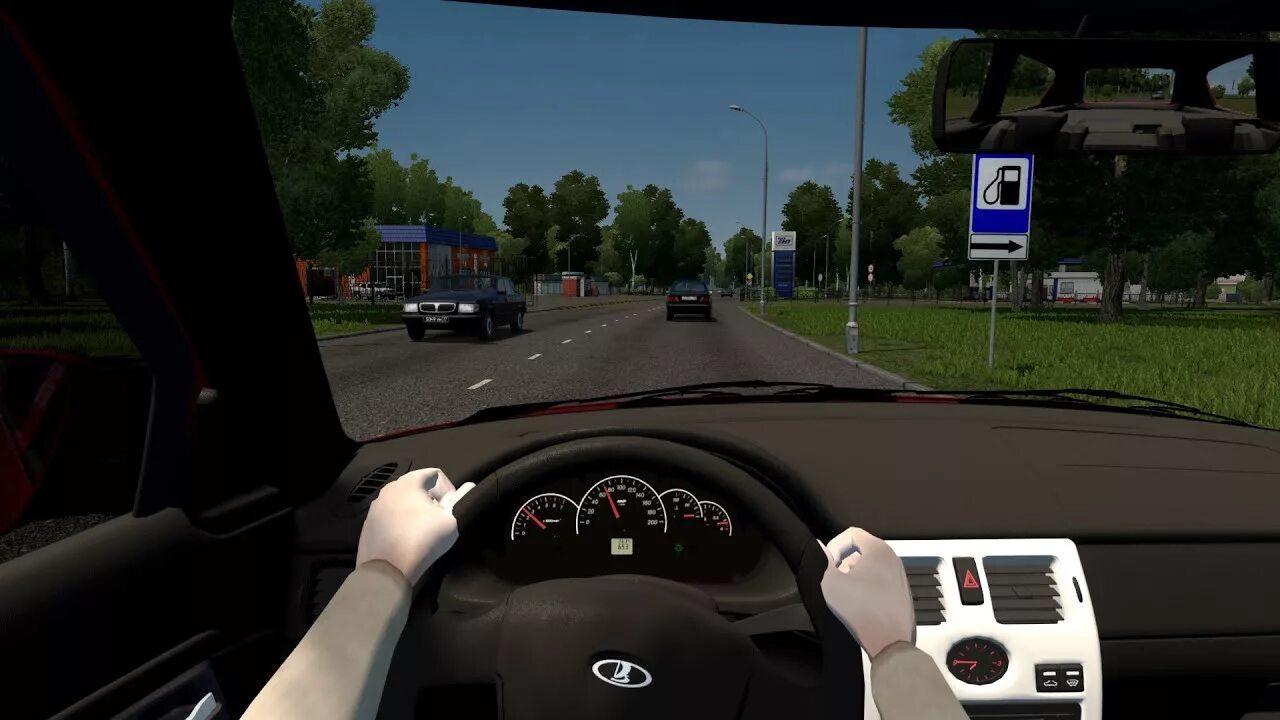 Приора для Сити кар драйвинг 1.5.9.2. ВАЗ 2170 для City car Driving.