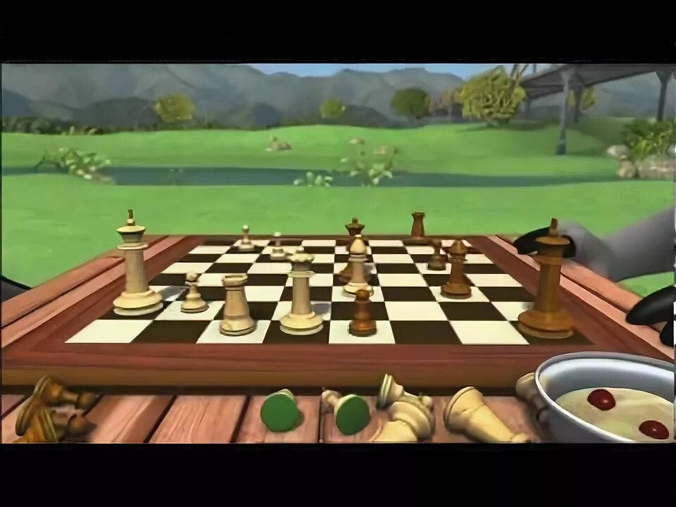 Смешарики шахматы. Бернард шахматы.