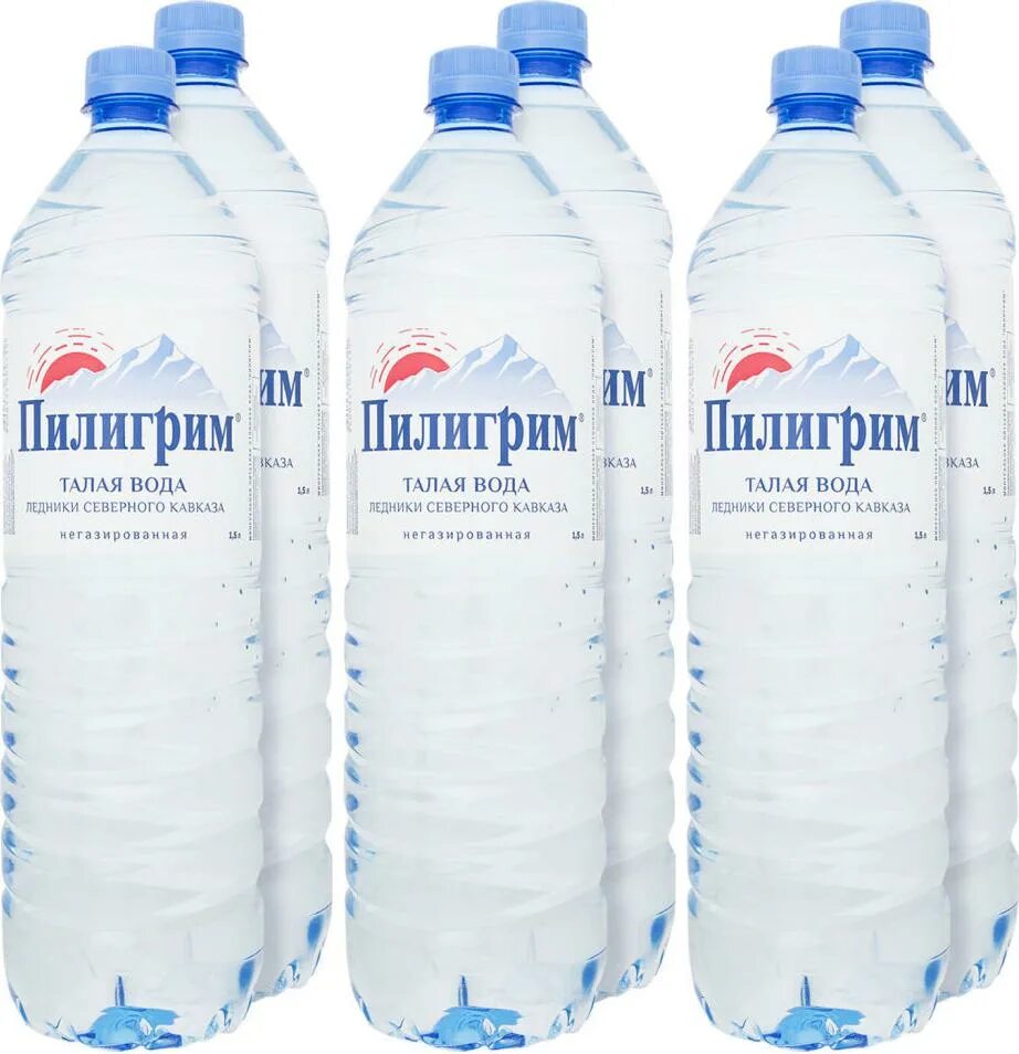 Купить пилигрим 1.5. Питьевая вода Пилигрим негазированная 1.5. Пилигрим 1.5 л. Упаковка воды Пилигрим 1,5л. Пилигрим 0,5л.