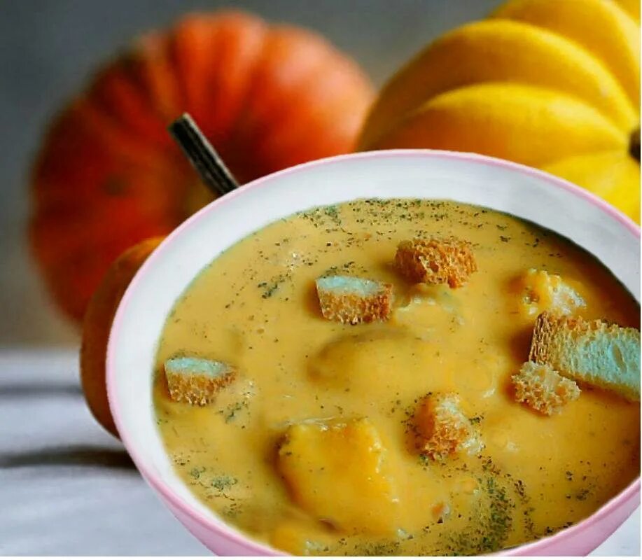 Суп из тыквы с картошкой