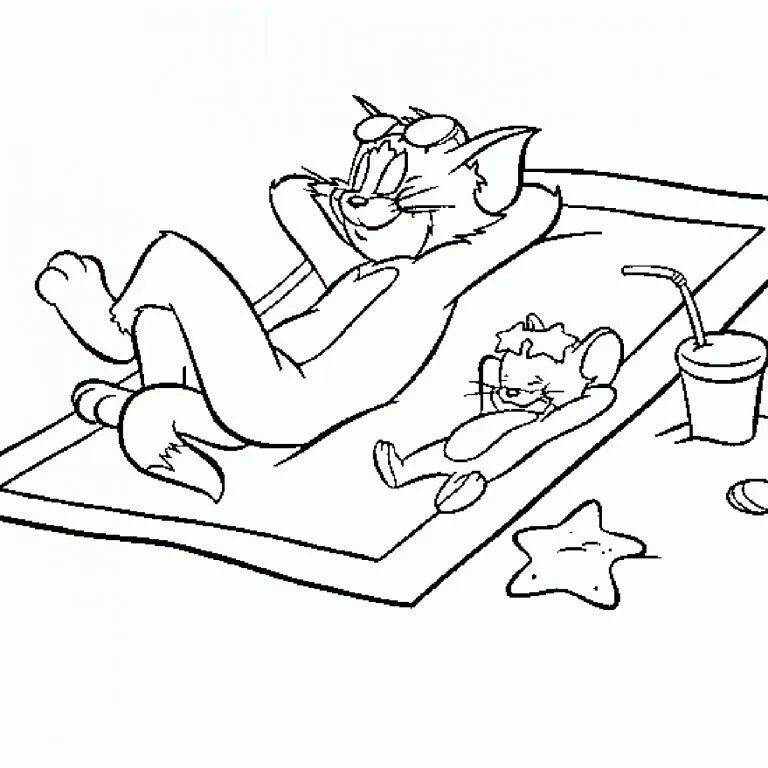 Том и джерри раскраска для детей распечатать Disegni da colorare Tom e Jerry 37 Coloring books, Cartoon coloring pages, Color