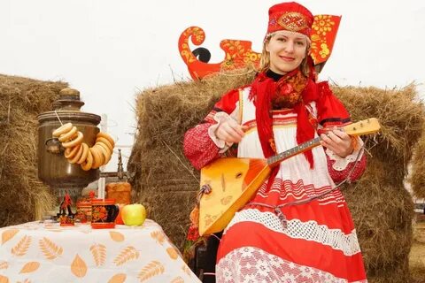 Картинка баба с блинами
