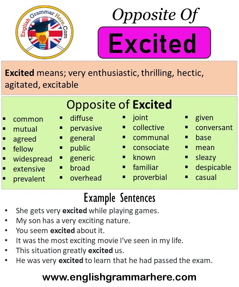 Exciting предложения. Exciting opposite. Excited синонимы. Excited антоним на английском. Exciting антоним.