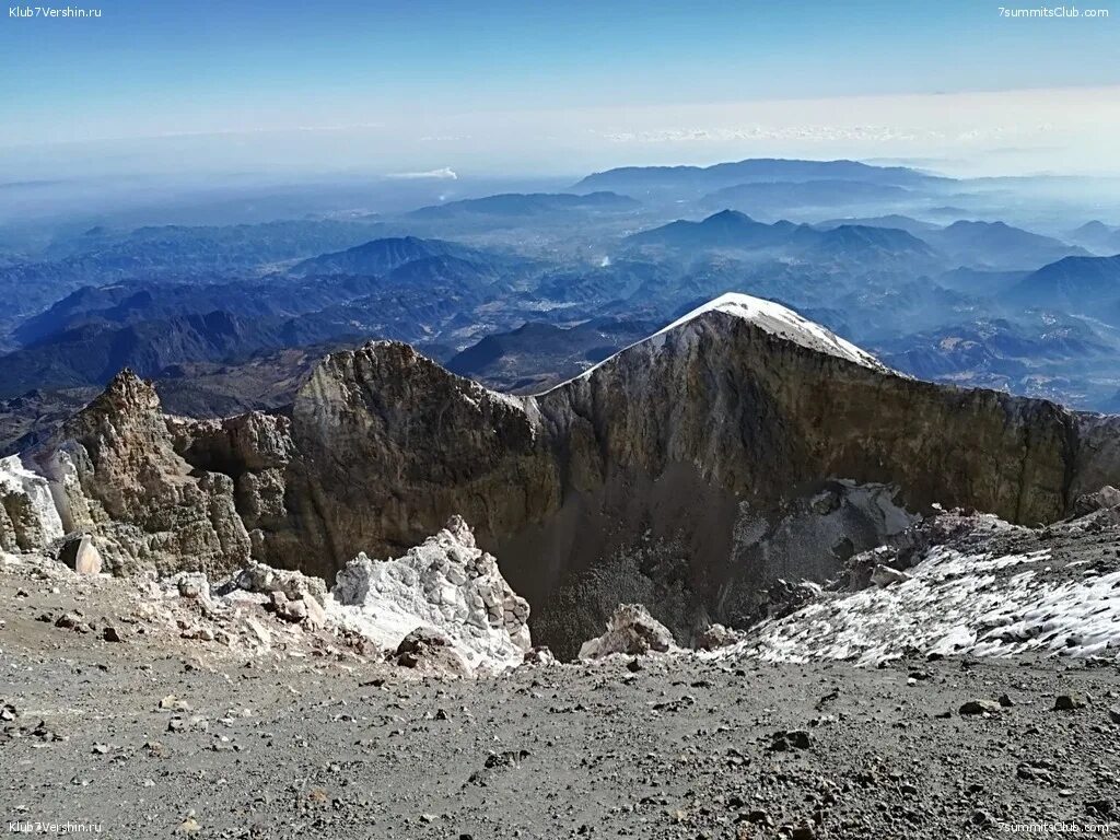 Пик Орисаба. Орисаба кратер. Вершина Орисаба. Высшая точка Мексики. Самая высокая точка мексики