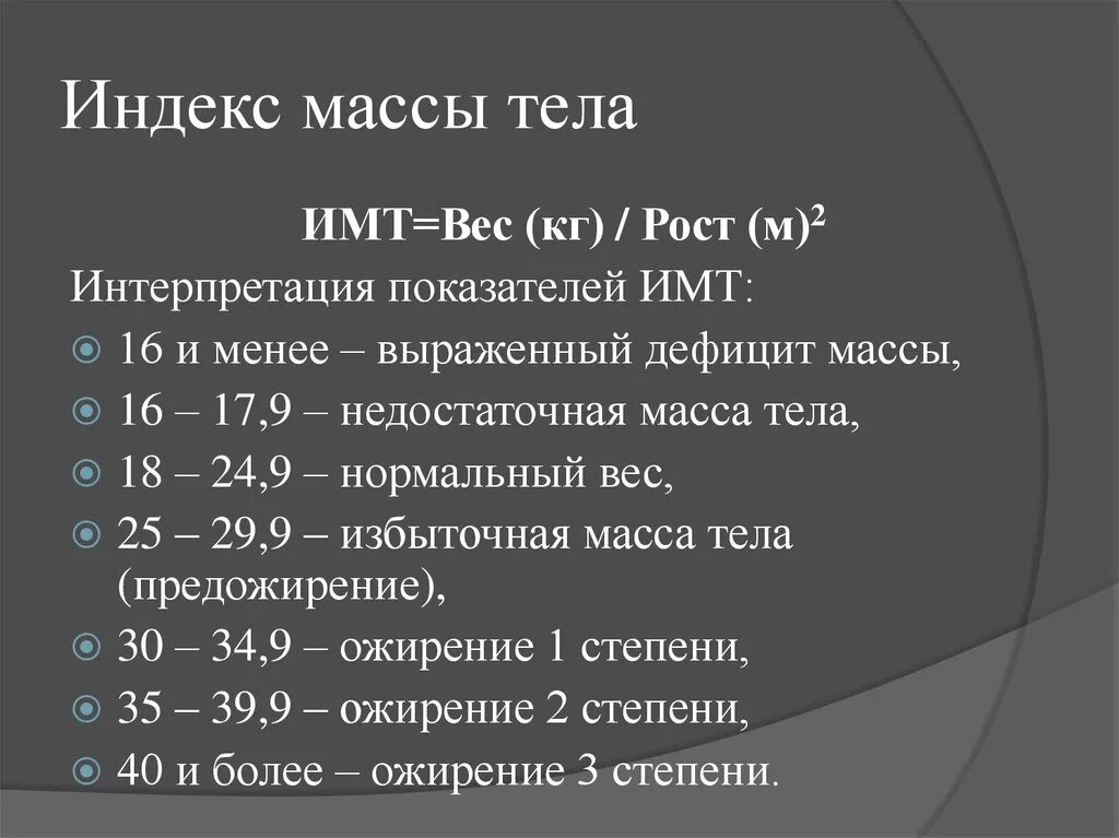 Индекс массы