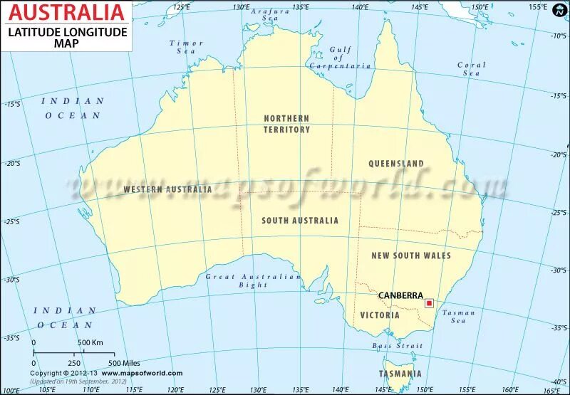 Карта Австралии с широтами и долготами. Параллели Австралии. Ширина Австралии. Широта и долгота Австралии. Определить координаты на карте сидней