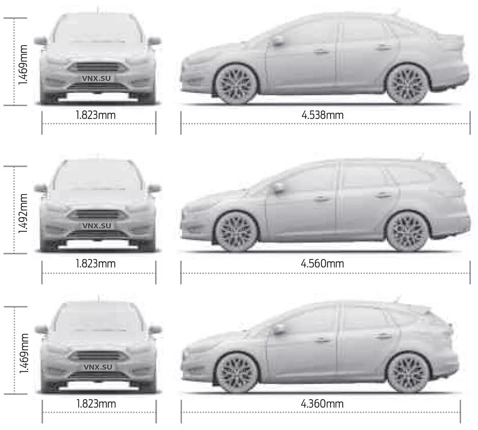 Фокус универсал характеристики. Ford Focus 3 седан габариты. Габариты Форд фокус 3 седан 2011. Ford Focus 3 ширина. Ford Focus 2 Рестайлинг габариты.