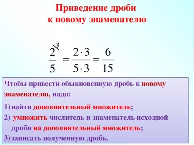 Как найти дополнительный множитель 6 класс. Как найти множитель дроби. Дополнительный множитель дробей это. Правило приведения дробей к новому знаменателю. Общий знаменатель 16 и 25