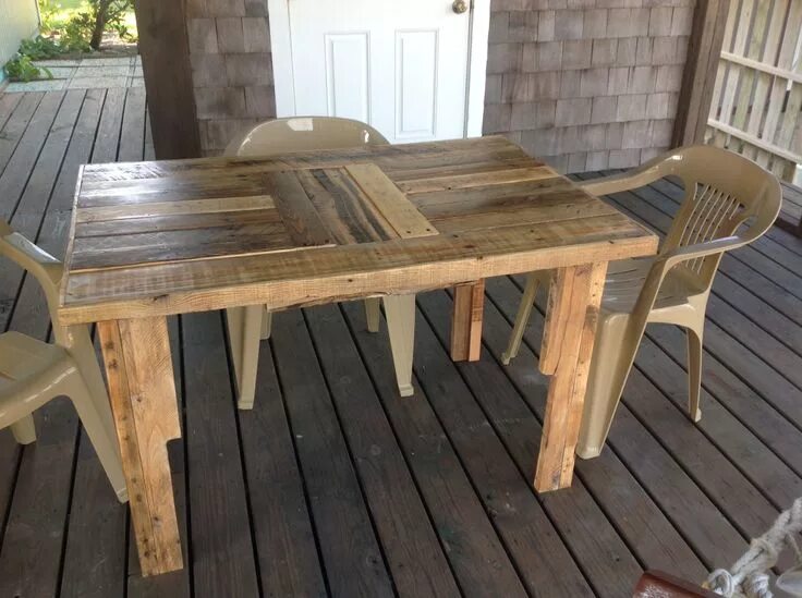 Tables made of wood