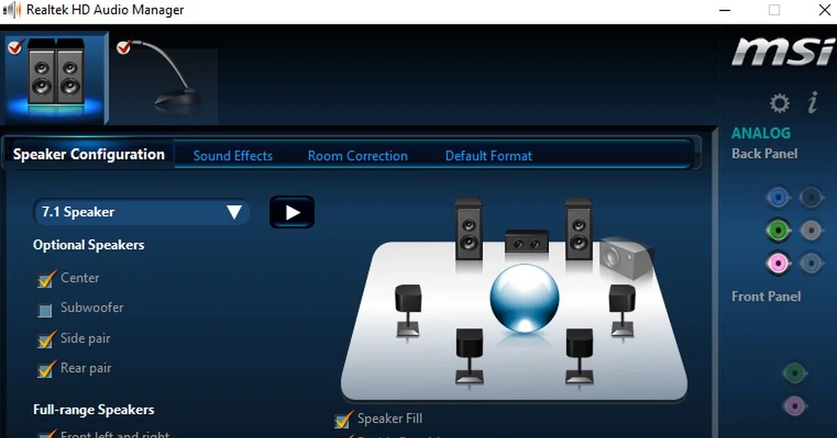 Звуковая панель Realtek виндовс 10. Диспетчер реалтек ASUS наушники. Объемный звук 7.1 программа. Панель управления Realtek HD Audio.