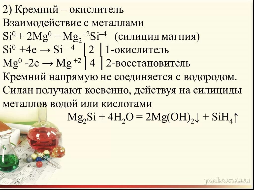 Кремний магния формула