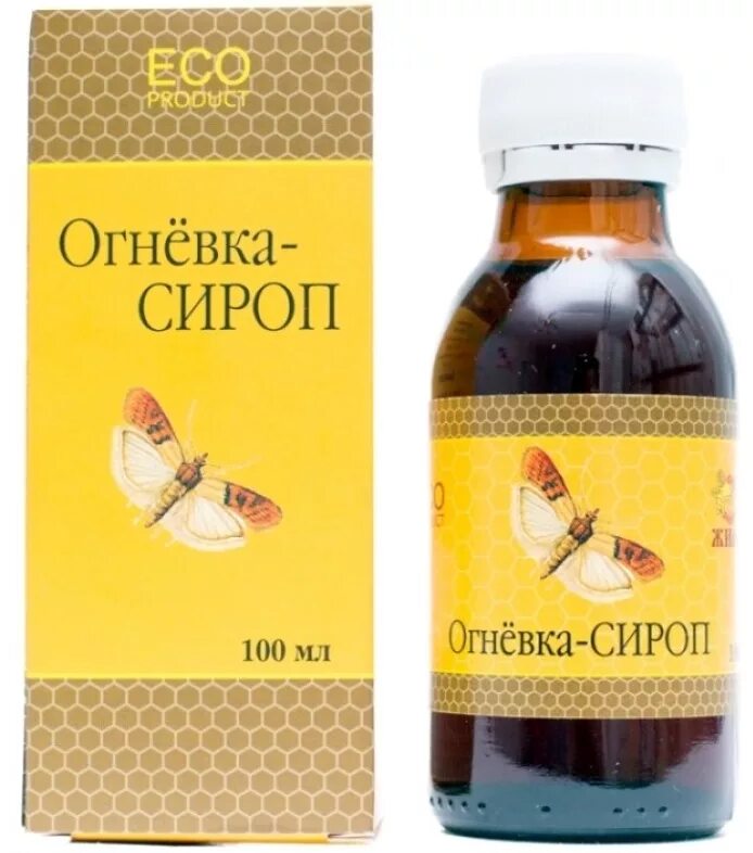 Жива огневка-сироп 30%, 100 мл. Настойка жива огневка (восковая моль). Огневка - сироп 30%. Огневка лекарство. Огневка купить в москве