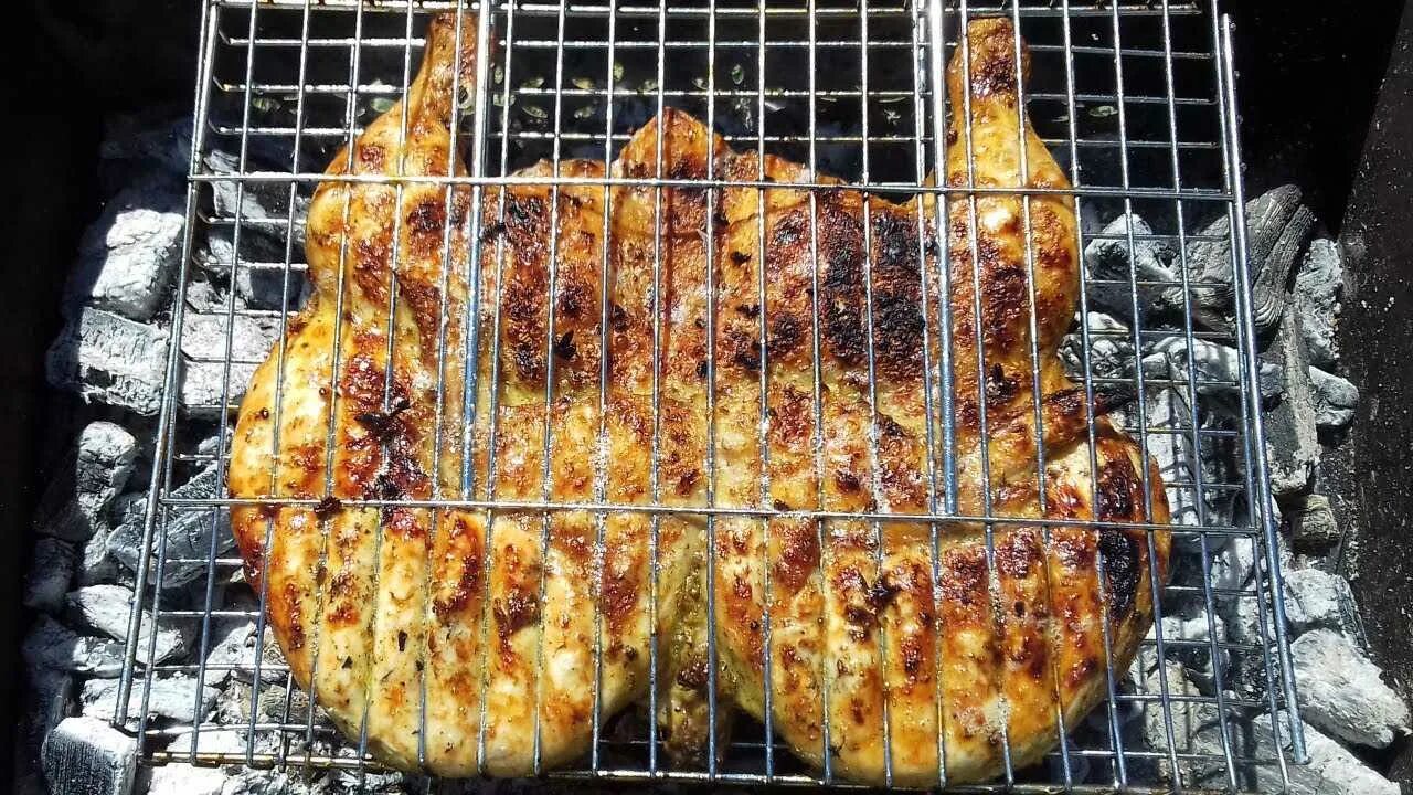 Вкусная курица на мангале рецепт