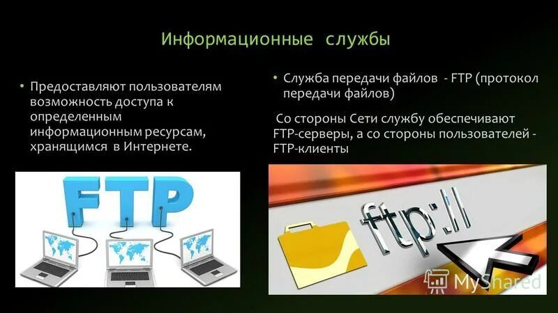 Информационные службы интернета. Служба безопасности информации. Основные службы интернета. К информационным службам интернет относятся:. Информационные службы сети.