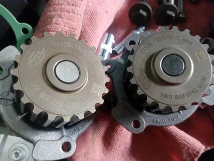 Замена помпы на весте 1.6