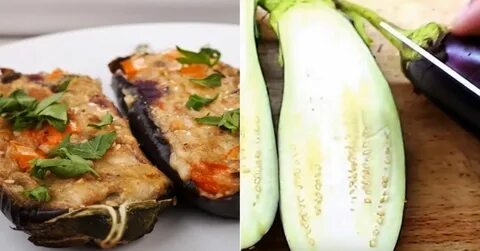 Баклажаны фаршированные зеленью