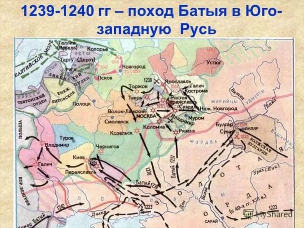 Поход войска батыя