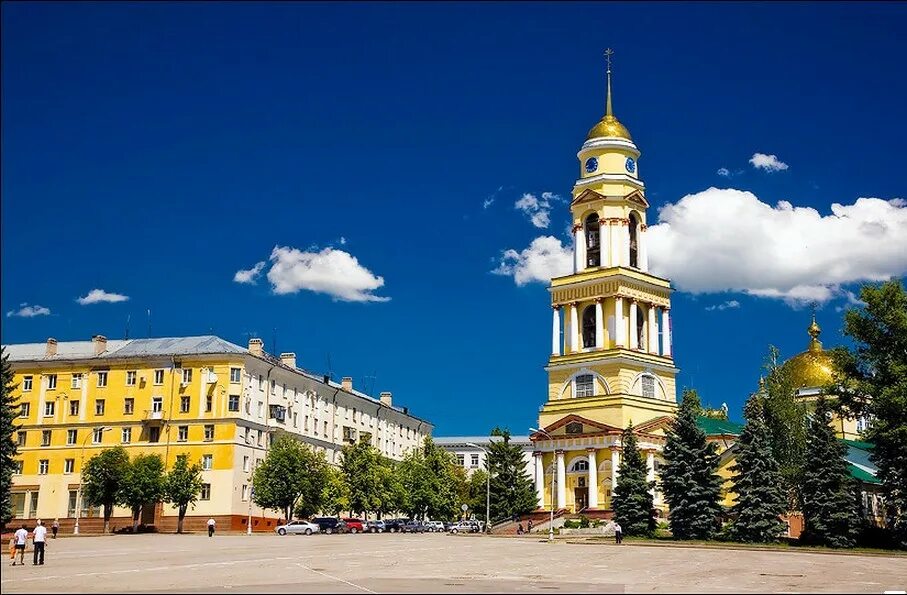 Что такое липецк. Соборная площадь липецк. соборная площадь, г. липецк. достопримечательности липецка соборная площадь.