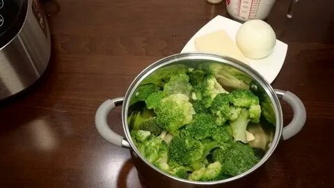 Замороженное брокколи на пару в мультиварке