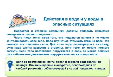 Ситуации на воде