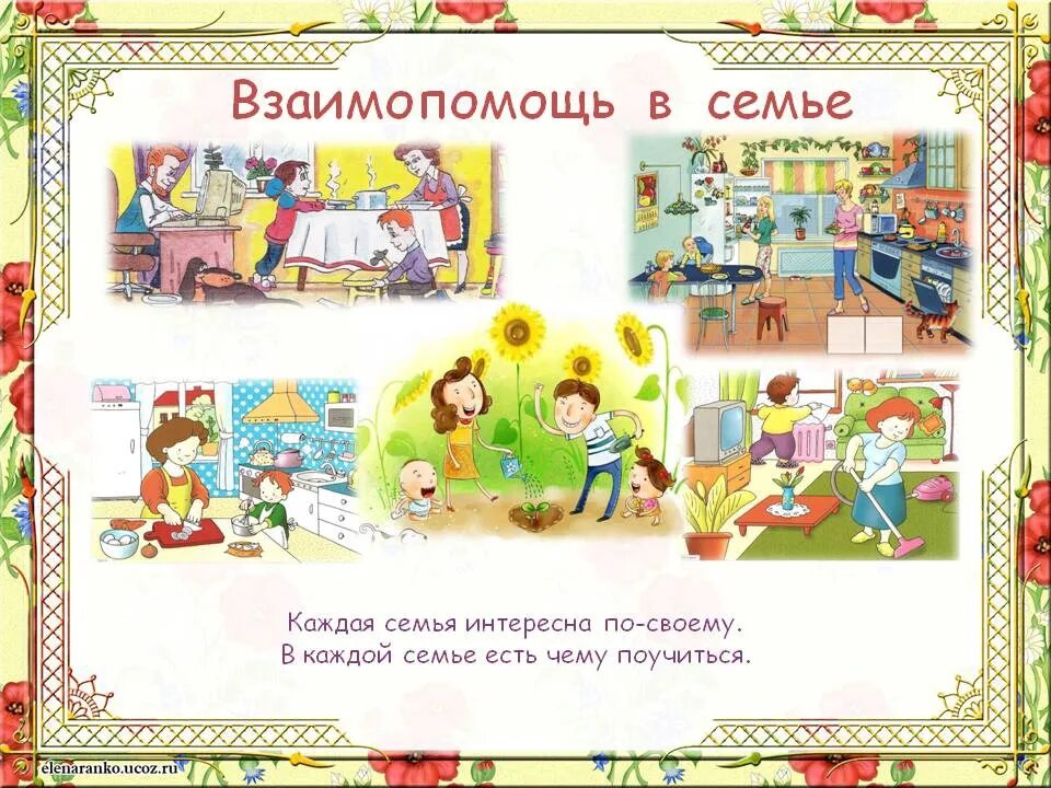 Домашние обязанности в семье. Взаимопомощь в семье. Обязанности в семье картинки для детей. Обязанности по дому картинки для детей.