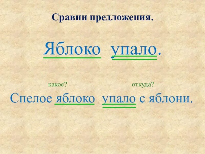 Задание связь слов в предложении