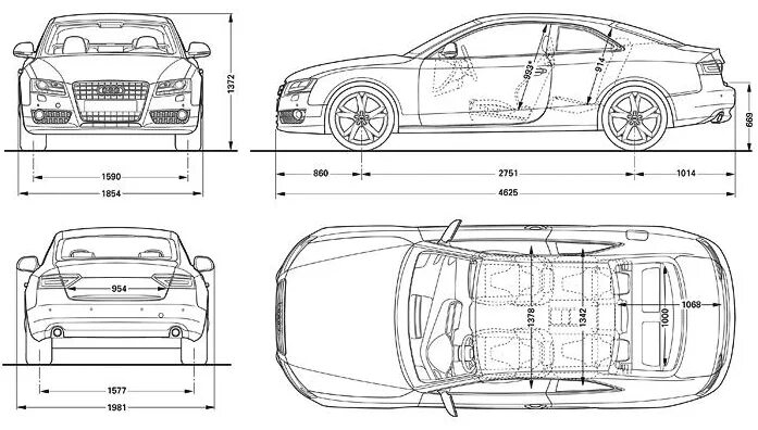 Габариты ауди. Audi a5 габариты. Габариты Ауди а5 седан. Audi a5 b9 габариты. Audi a5 Coupe габариты.