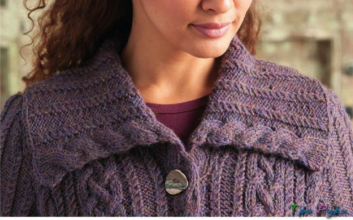 Пришивной вязаный отложной воротник. Воротник спицами на кофту. Вязаные воротники спицами. Связать отложной воротник на пальто. Пришивной вязаный отложной воротник.