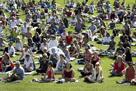 Hundreds of people