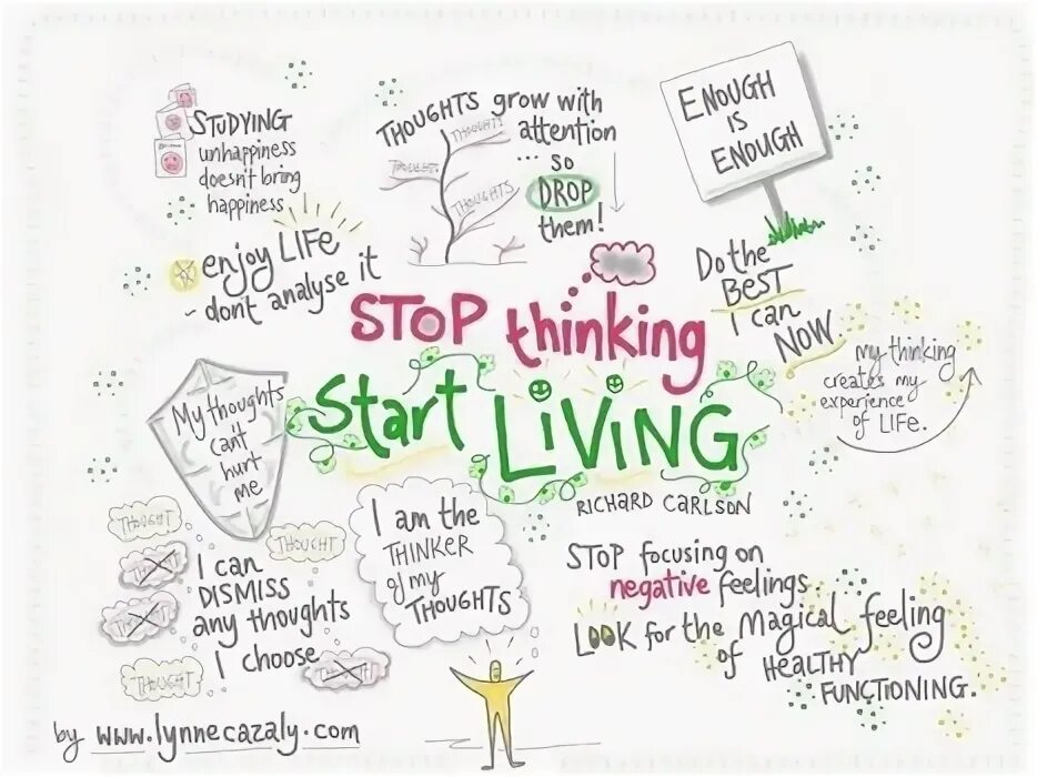 Stop thinking working. Stop thinking working