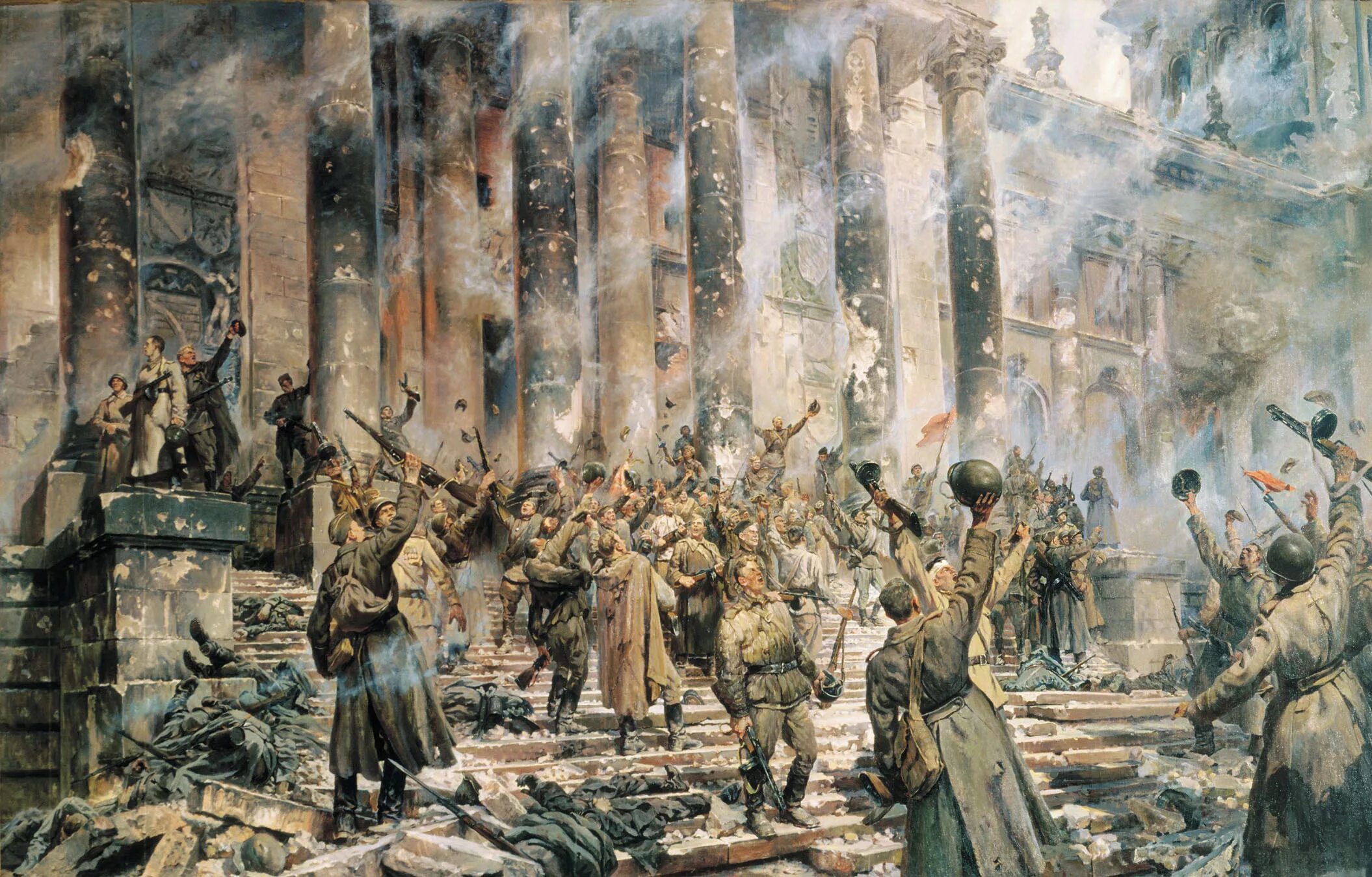 9 мая день победы солдаты. Кривоногов победа картина.