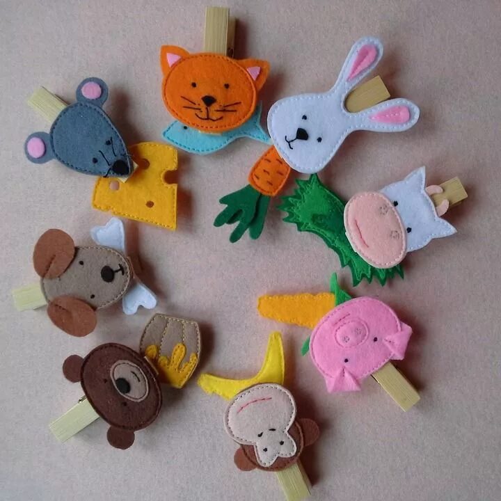 Игрушка своими руками ребенку 6 лет. Игрушка из фетра &quot;кто что ест&quot;. развивающие игрушки из фетра. игрушки из фетра для малышей. развивающие игрушки для малышей своими руками.