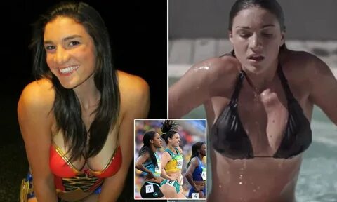 Michelle Jenneke's steamy shoot flahsback as she bombs out 100m hurdle...
