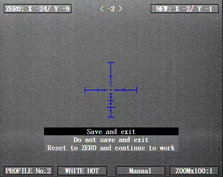 Reset to zero