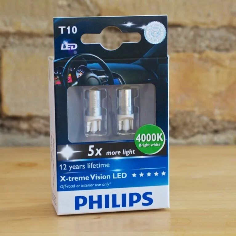 X-treme Vision led t10 Philips 4000k. Philips Vision led t10 (w5w) 4000k. Диодные лампы Филипс 10. Цоколь лампочки t10.
