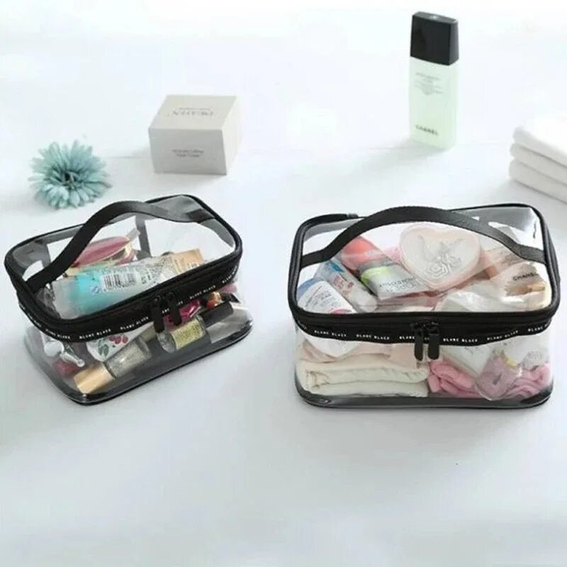 Прозрачная косметичка купить. Косметичка Twinkle Travel Black small. Косметичка женская прозрачная. Прозрачные сумочки для косметики. Косметичка прозрачная на молнии.