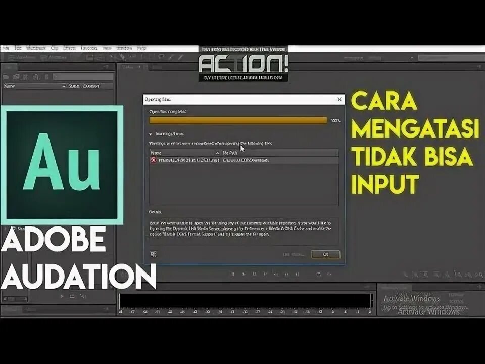 Warning input. Warning input