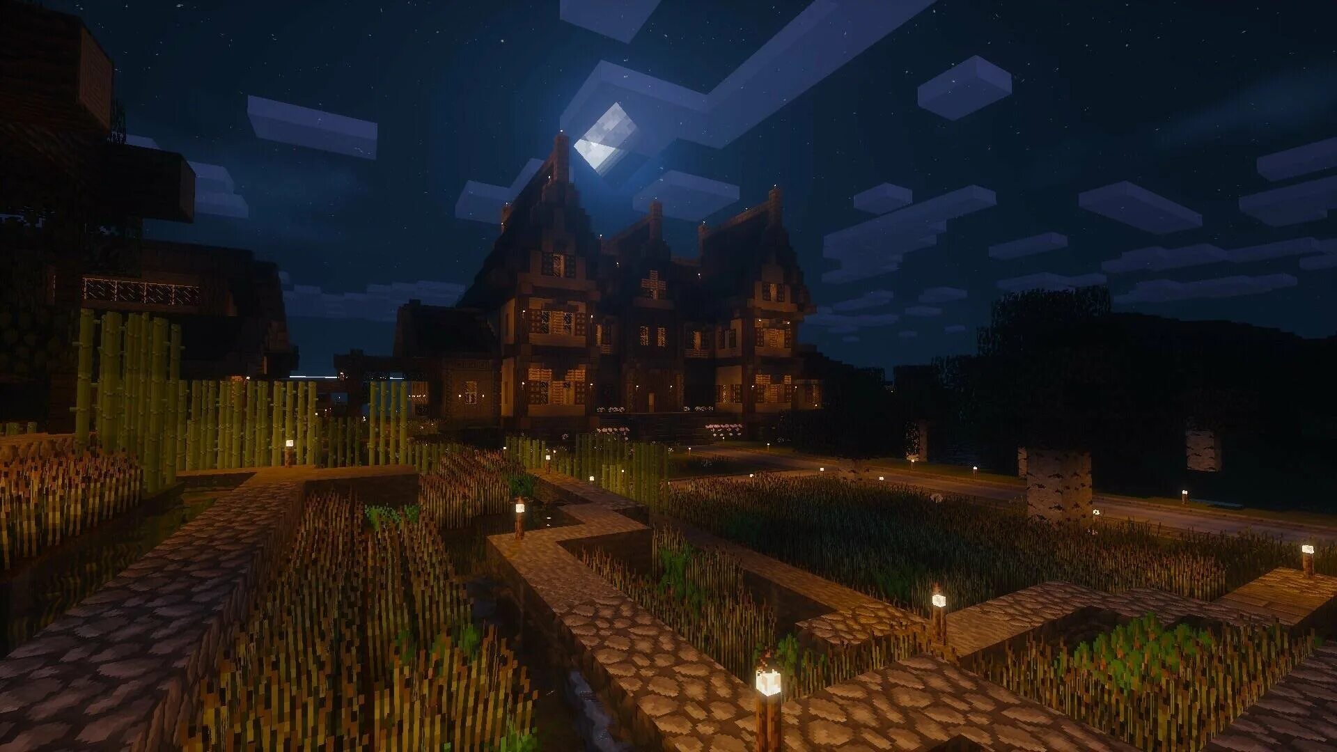 Horror shaders minecraft. Майнкрафт шейдеры деревня ночью. minecraft темные шейдеры. майнкрафт деревня шейдеры. ночной майнкрафт с шейдерами.