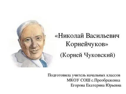 Имя отчество чуковского