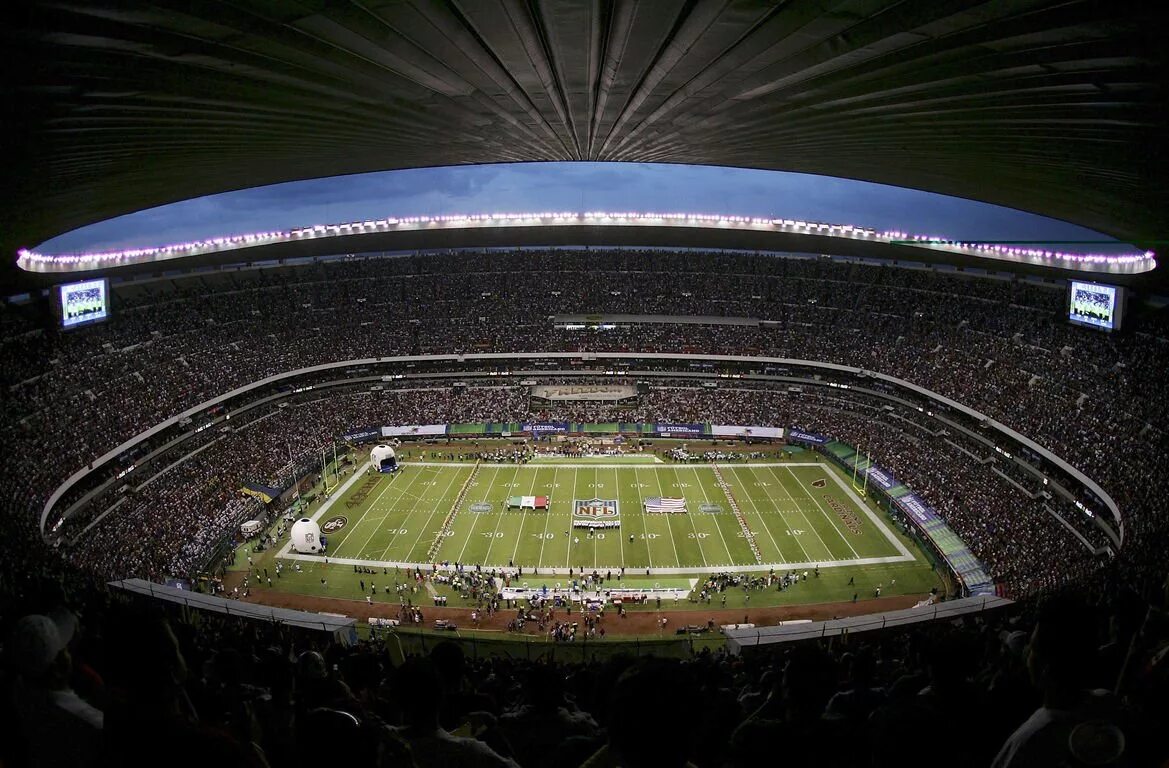 Самый большой стадион. Стадион «Ацте́ка» в Мехико. Эстадио Ацтека. Estadio Azteca стадион. Мехико-Сити стадион.