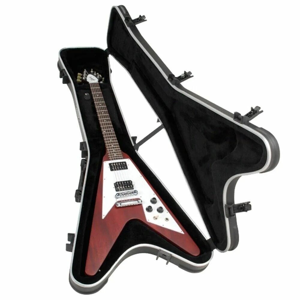 Гитара fly. Электрогитара Flying v Epiphone. Gibson Flying v Hardshell Case. Гитарист с Gibson Flying v. Электрогитара v Gibson.