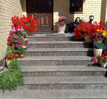 Оформление ступенек крыльца